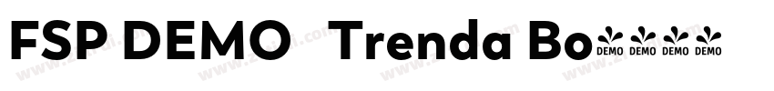 FSP DEMO   Trenda Bo字体转换